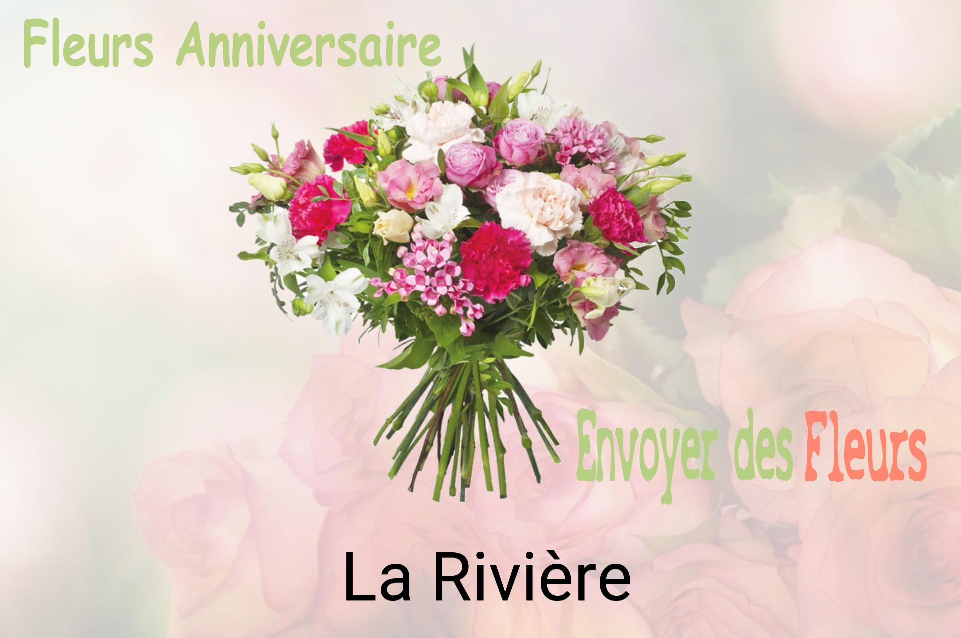 Bouquet de fleurs d’anniversaire livré à La Rivière